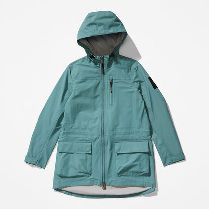 Womens Timberland Waterproof Utility Jacket for Women in Teal