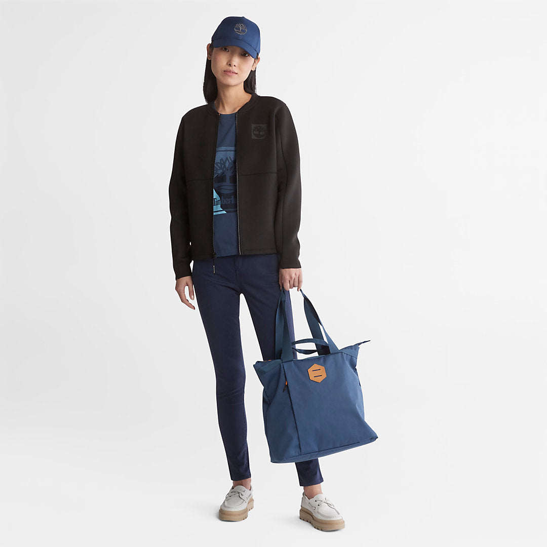 Womens Timberland Logo Graphic T-Shirt for Women in Blue