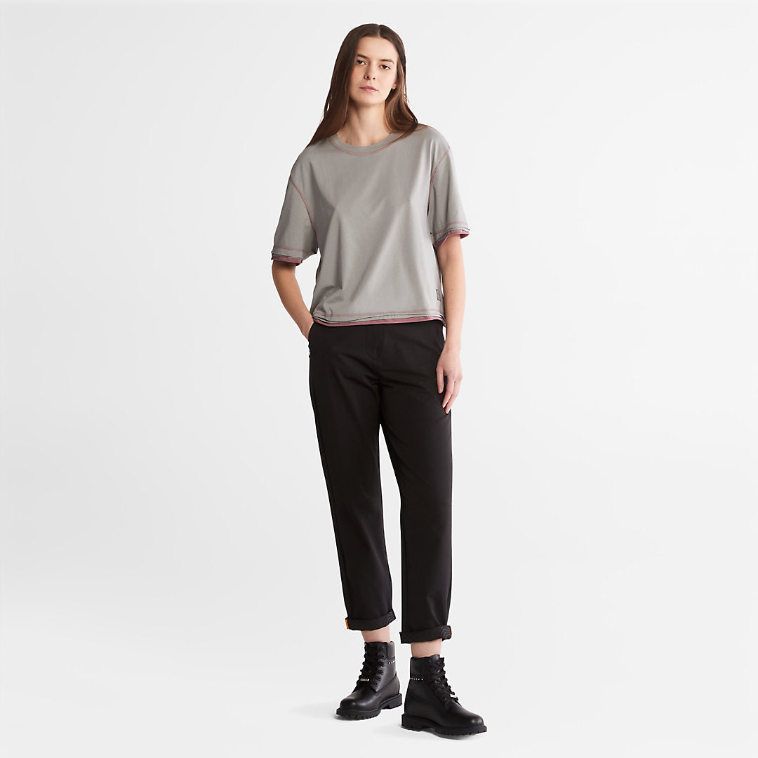 Womens Timberland Anti-Odour Supima® Cotton T-Shirt for Women in Grey