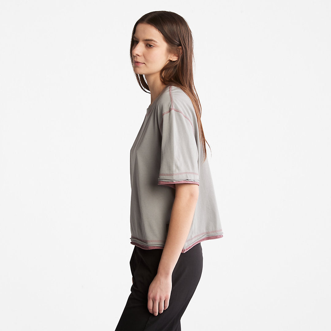 Womens Timberland Anti-Odour Supima® Cotton T-Shirt for Women in Grey
