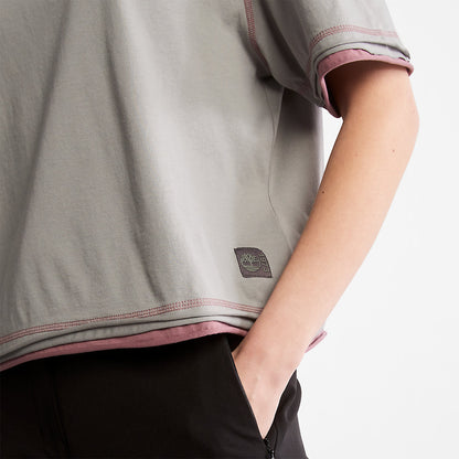 Womens Timberland Anti-Odour Supima® Cotton T-Shirt for Women in Grey