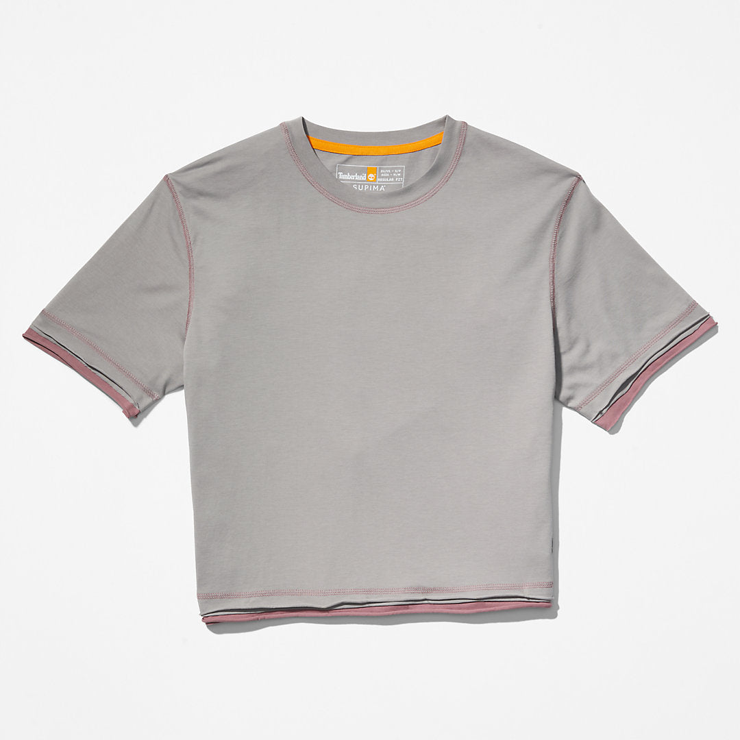 Womens Timberland Anti-Odour Supima® Cotton T-Shirt for Women in Grey