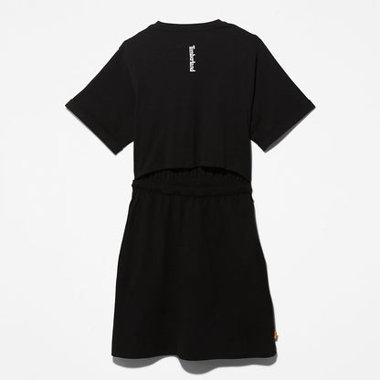 Womens Timberland T-Shirt Dress for Women in Black