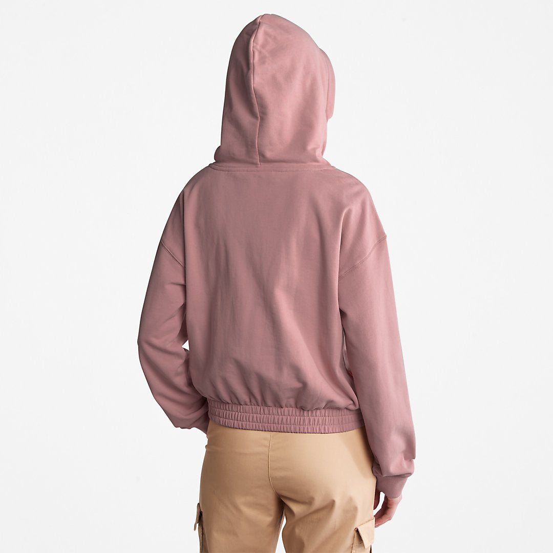 Womens Timberland Established 1973 Logo Hoodie for Women in Pink