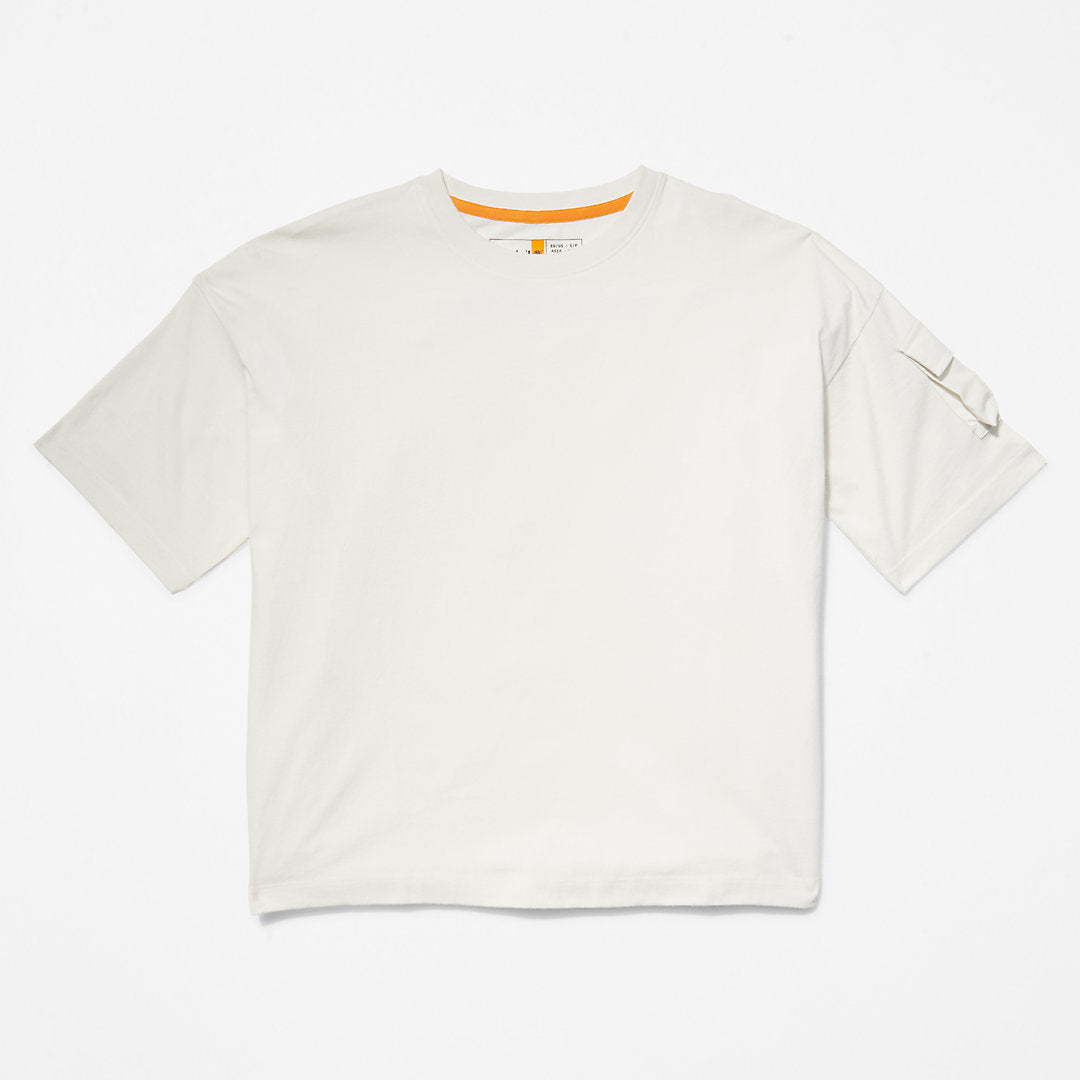Womens Timberland Progressive Utility Pocket T-Shirt for Women in White