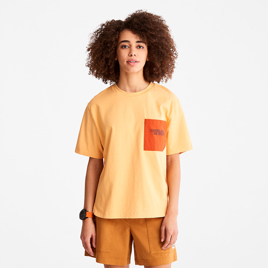 Womens Timberland TimberCHILL™ Pocket T-Shirt for Women in Orange