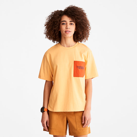 Womens Timberland TimberCHILL™ Pocket T-Shirt for Women in Orange