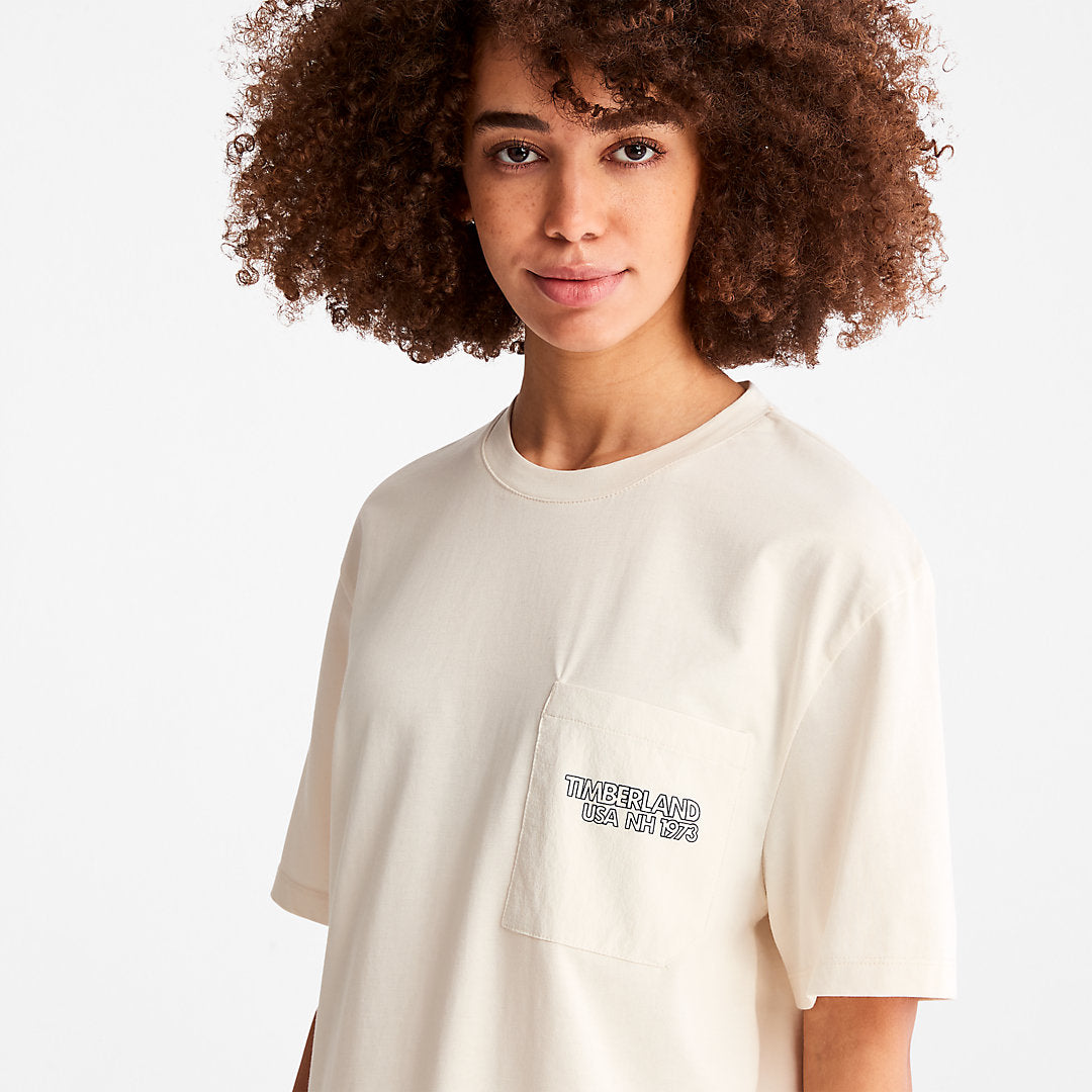 Womens Timberland TimberCHILL™ Pocket T-Shirt for Women in White