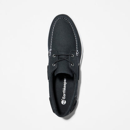 Mens Timberland Union Wharf 2.0 EK+ Boat Shoe for Men in Black
