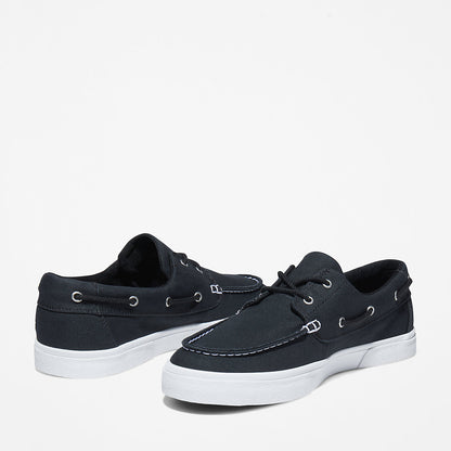 Mens Timberland Union Wharf 2.0 EK+ Boat Shoe for Men in Black