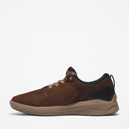 Mens Timberland Bradstreet Ultra Leather Trainer for Men in Dark Brown