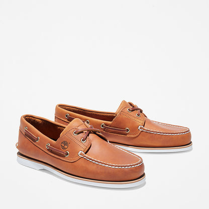 Mens Timberland Classic Boat Shoe for Men in Orange