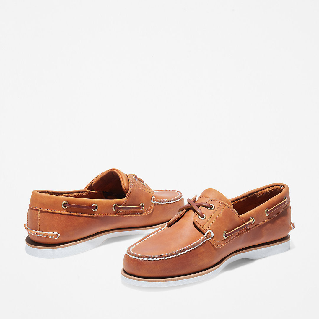 Mens Timberland Classic Boat Shoe for Men in Orange