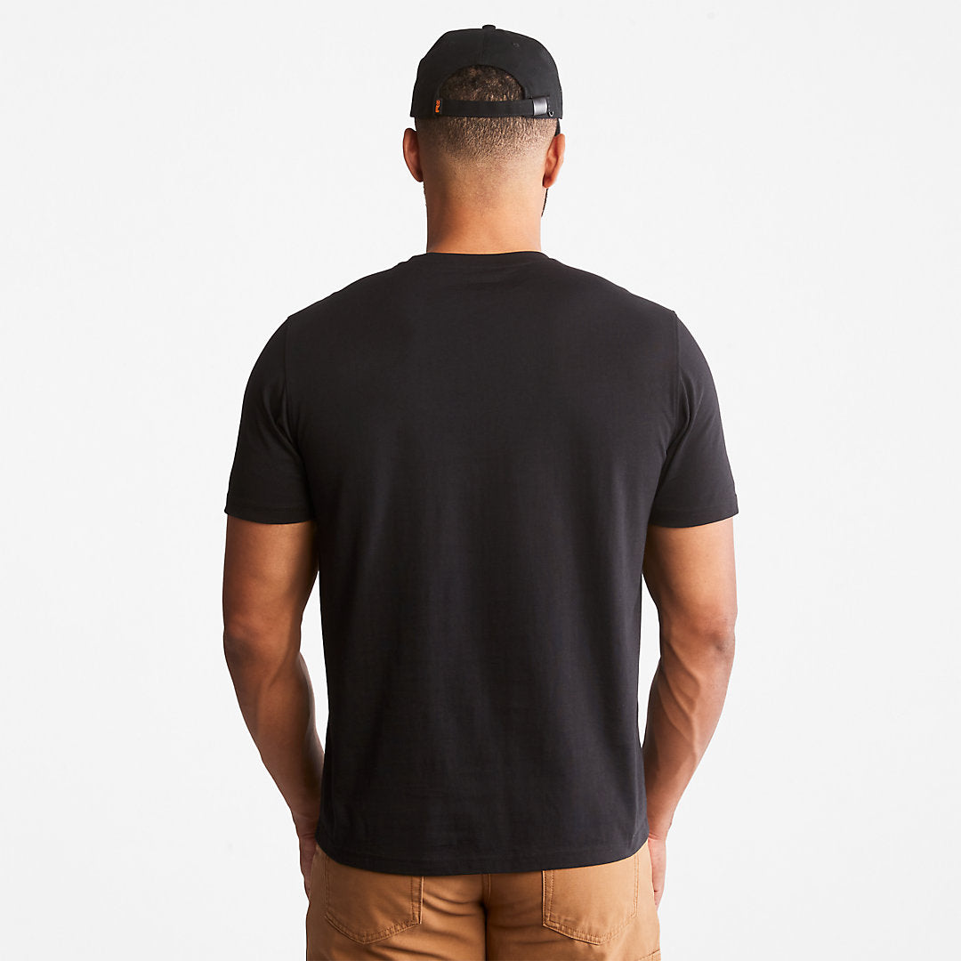 Mens Timberland Timberland PRO® Textured Graphic T-Shirt for Men in Black