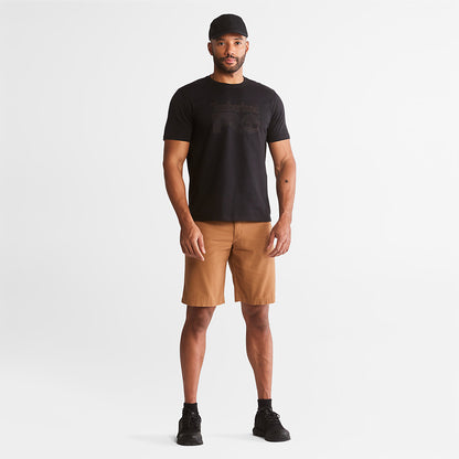 Mens Timberland Timberland PRO® Textured Graphic T-Shirt for Men in Black