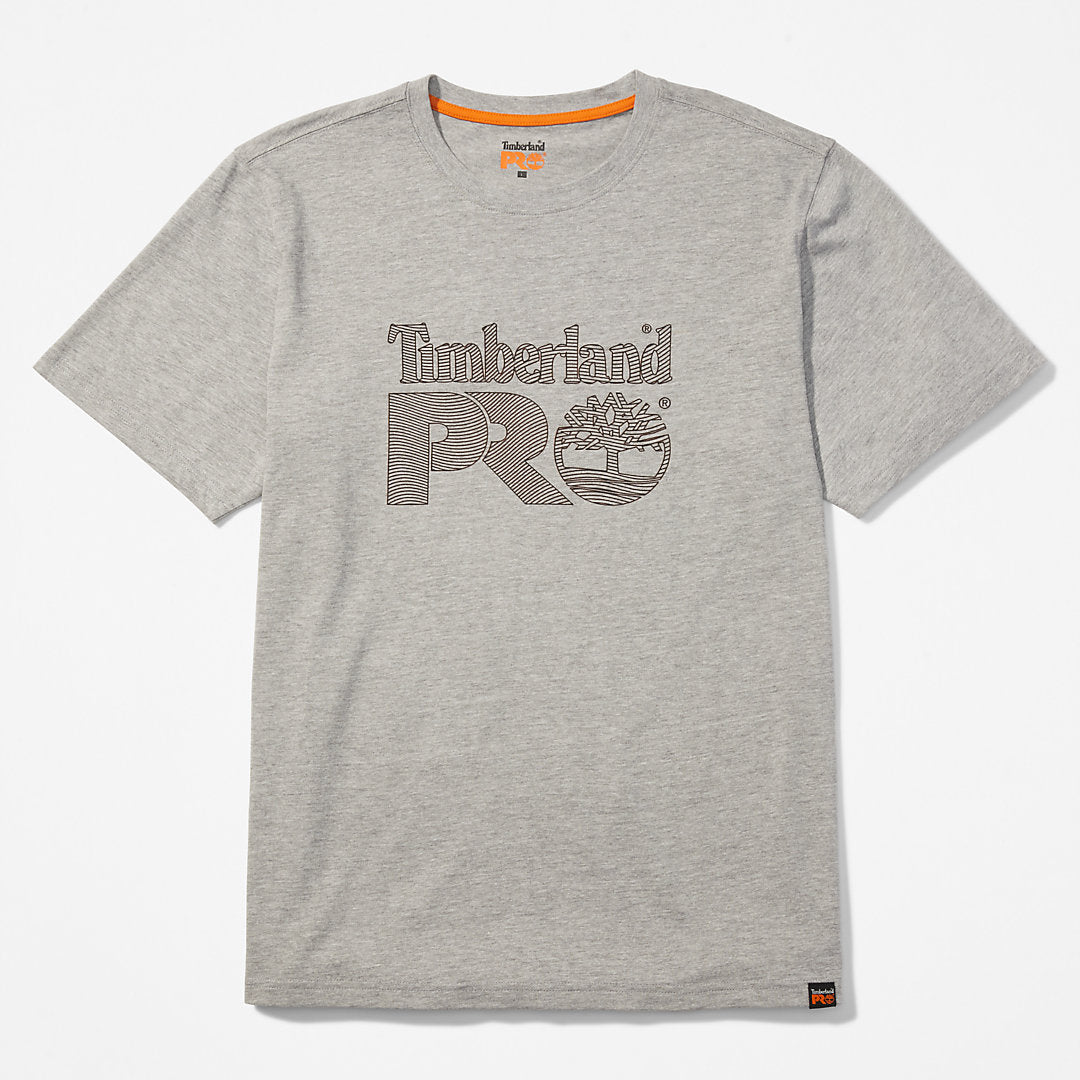 Mens Timberland Timberland PRO® Textured Graphic T-Shirt for Men in Grey