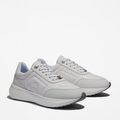 Womens Timberland Seoul City Leather Trainer for Women in White