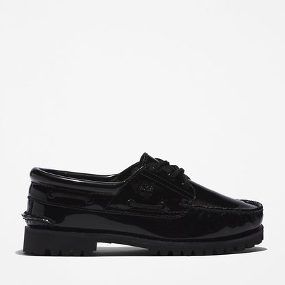 Womens Timberland Timberland® Noreen 3-Eye Boat Shoe for Women in Black