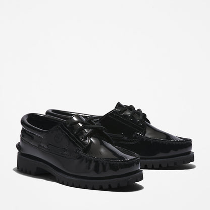 Womens Timberland Timberland® Noreen 3-Eye Boat Shoe for Women in Black