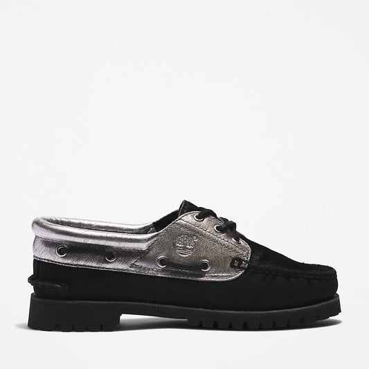 Womens Timberland Timberland® Noreen 3-Eye Boat Shoe for Women in Silver