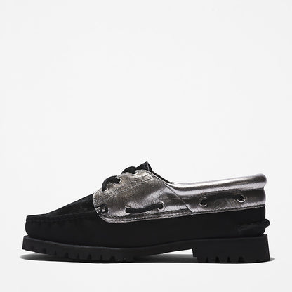 Womens Timberland Timberland® Noreen 3-Eye Boat Shoe for Women in Silver