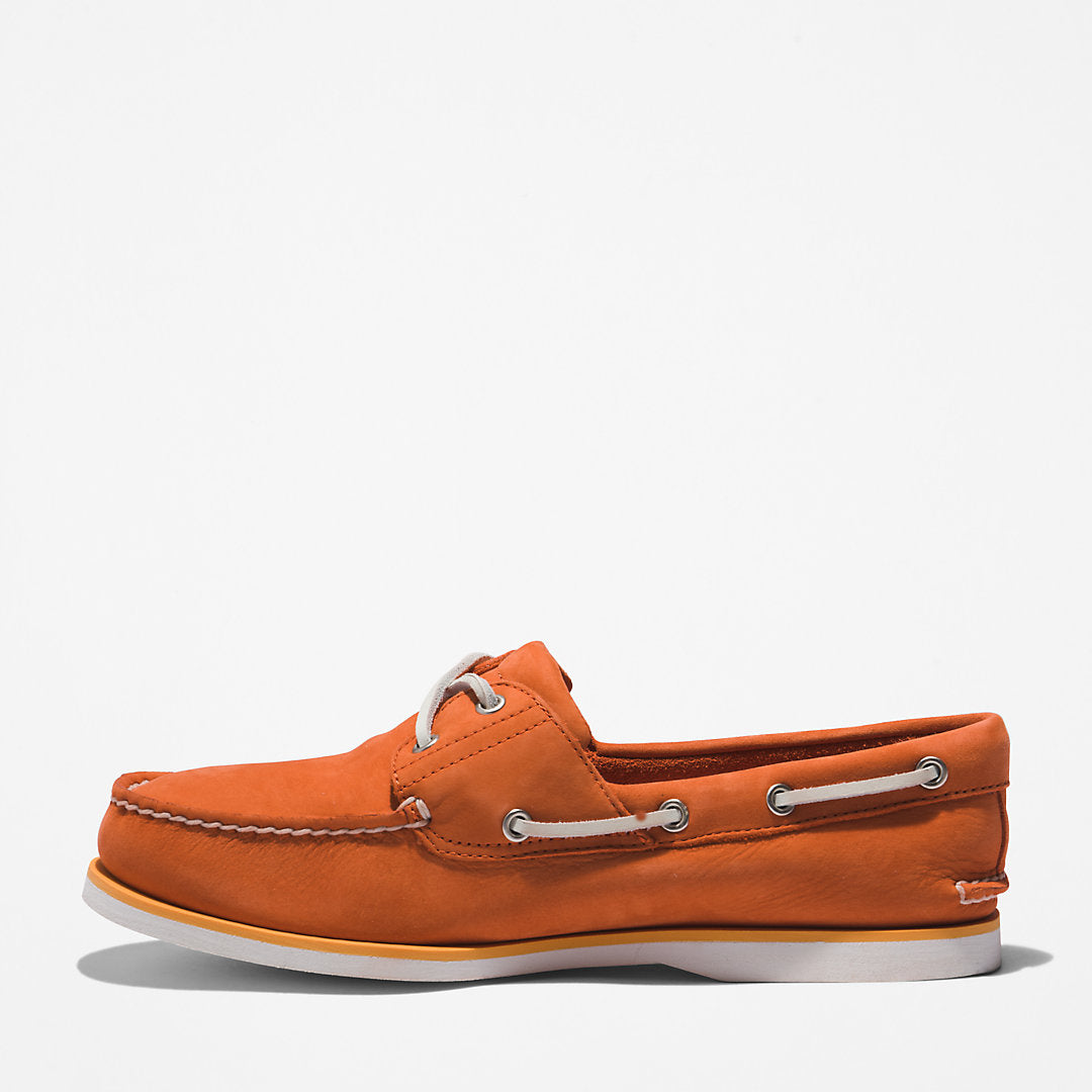 Mens Timberland Timberland® 2-Eye Classic Boat Shoe for Men in Orange