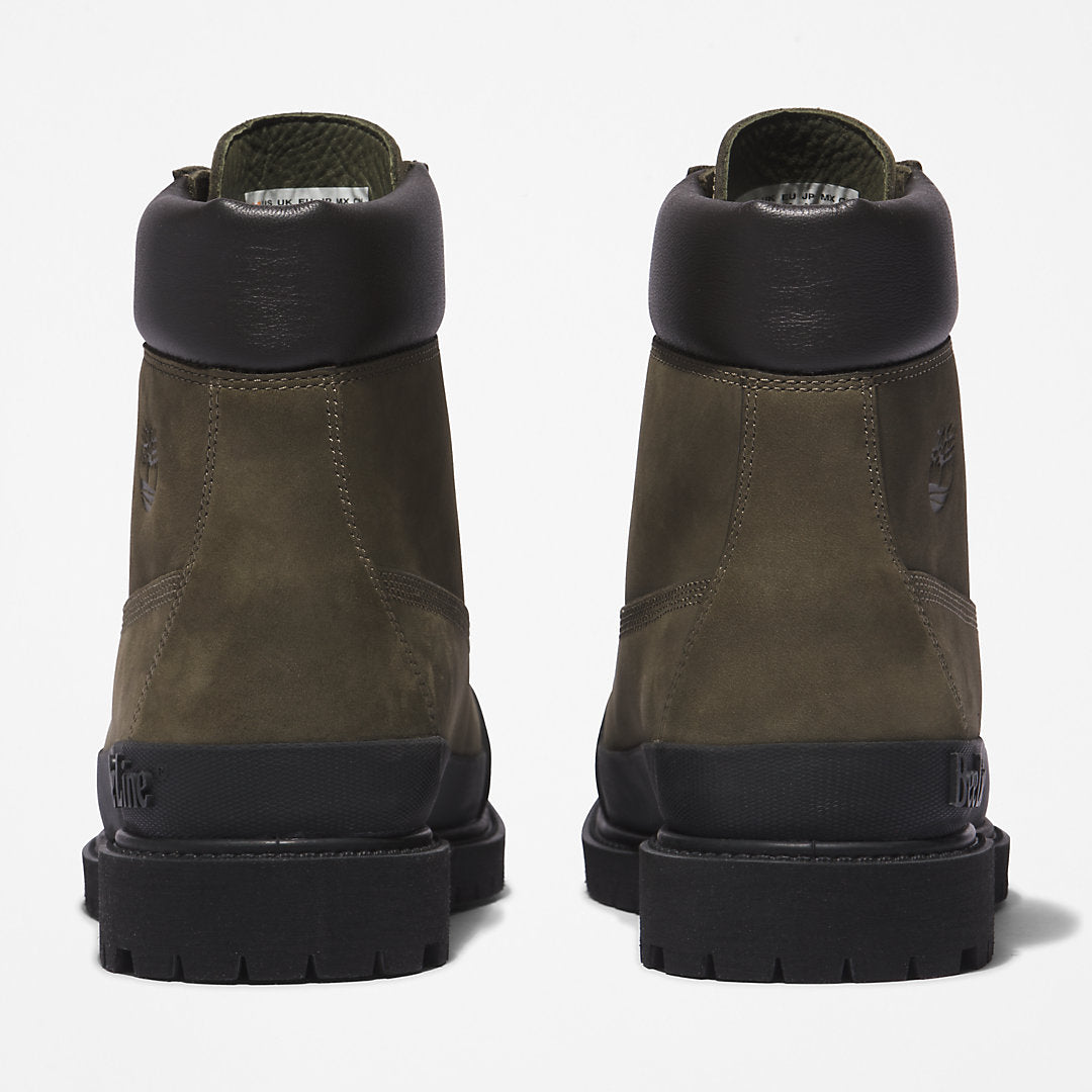 Womens Timberland Bee Line x Timberland® 6 Inch Rubber Toe Boot for Women in Dark Green/Black