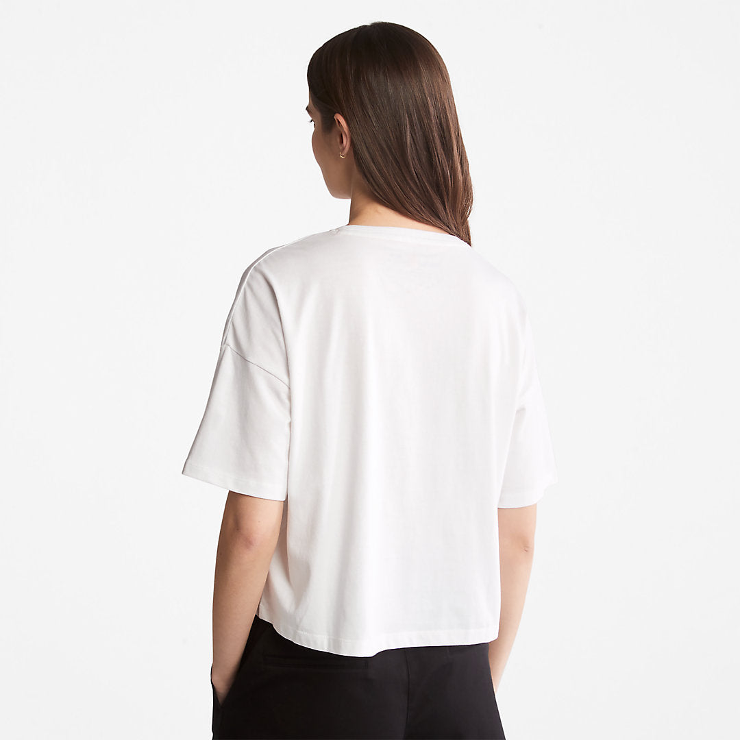 Womens Timberland Pastel T-Shirt for Women in White