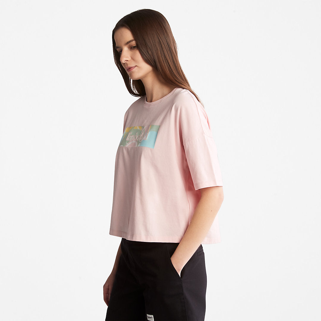 Womens Timberland Pastel T-Shirt for Women in Pink