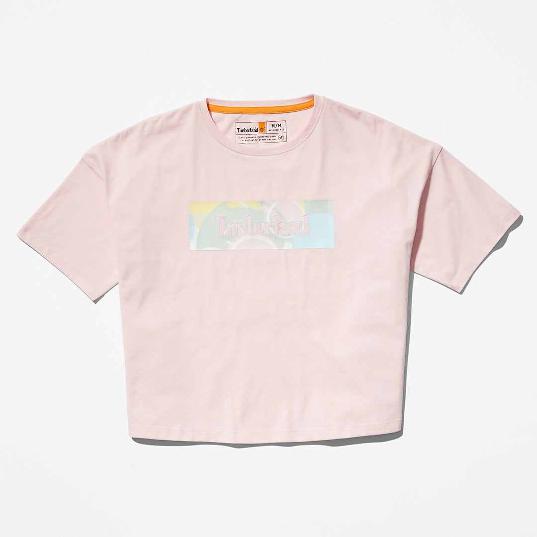 Womens Timberland Pastel T-Shirt for Women in Pink