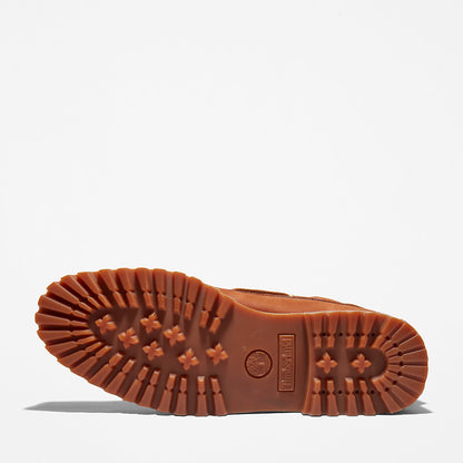 Mens Timberland Timberland® 3-Eye Lug Handsewn Boat Shoe for Men in Brown