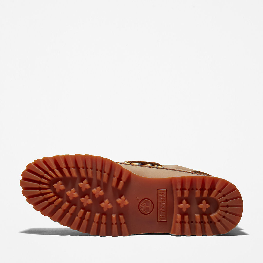 Mens Timberland Timberland® 3-Eye Lug Handsewn Boat Shoe for Men in Light Brown