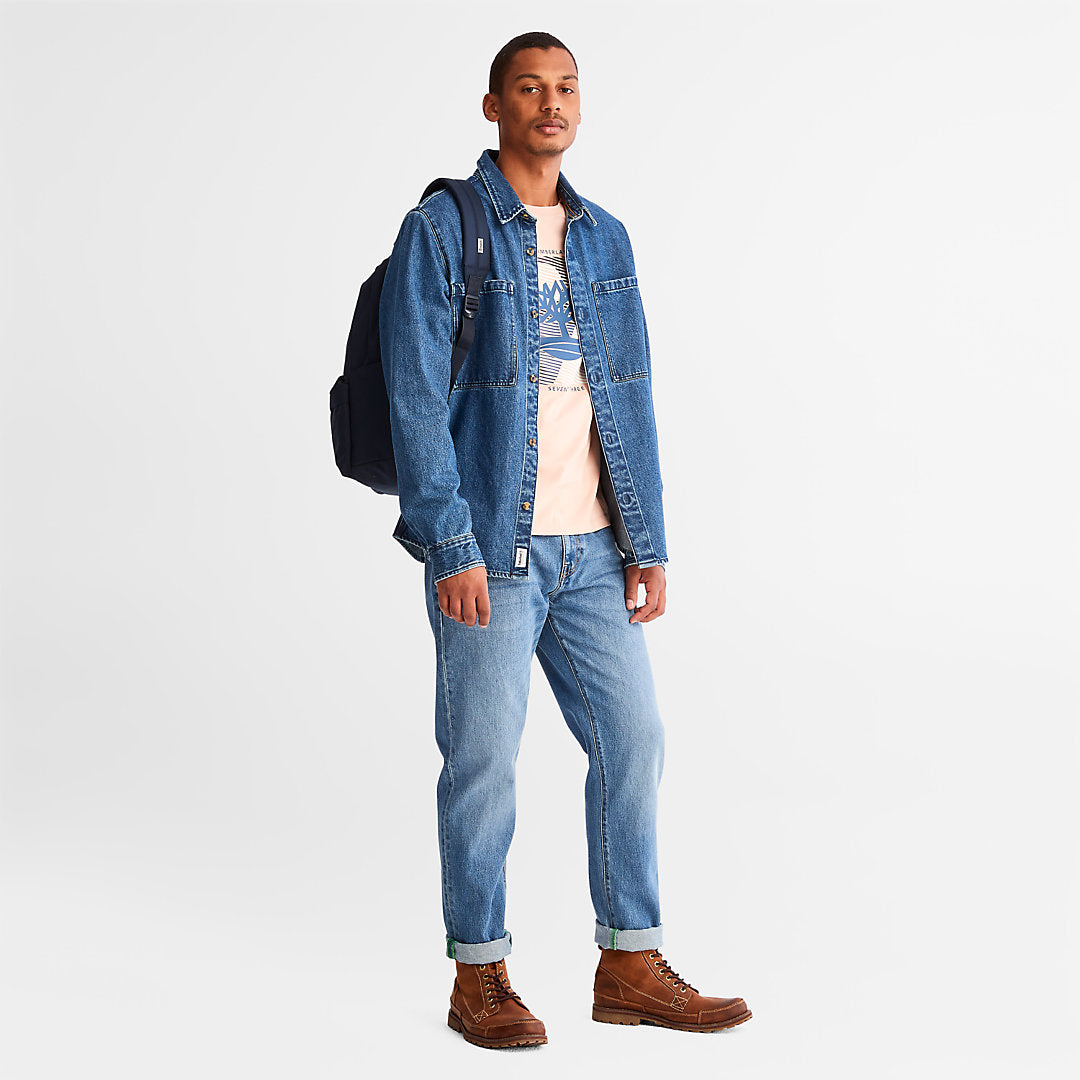 Mens Timberland Outdoor Heritage EK+ Denim Jeans for Men in Blue