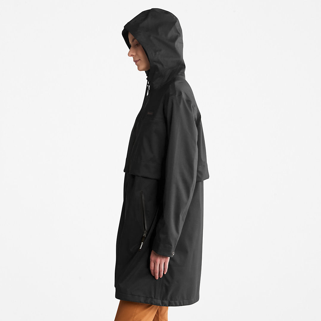 Womens Timberland Waterproof Mid-length Parka for Women in Black