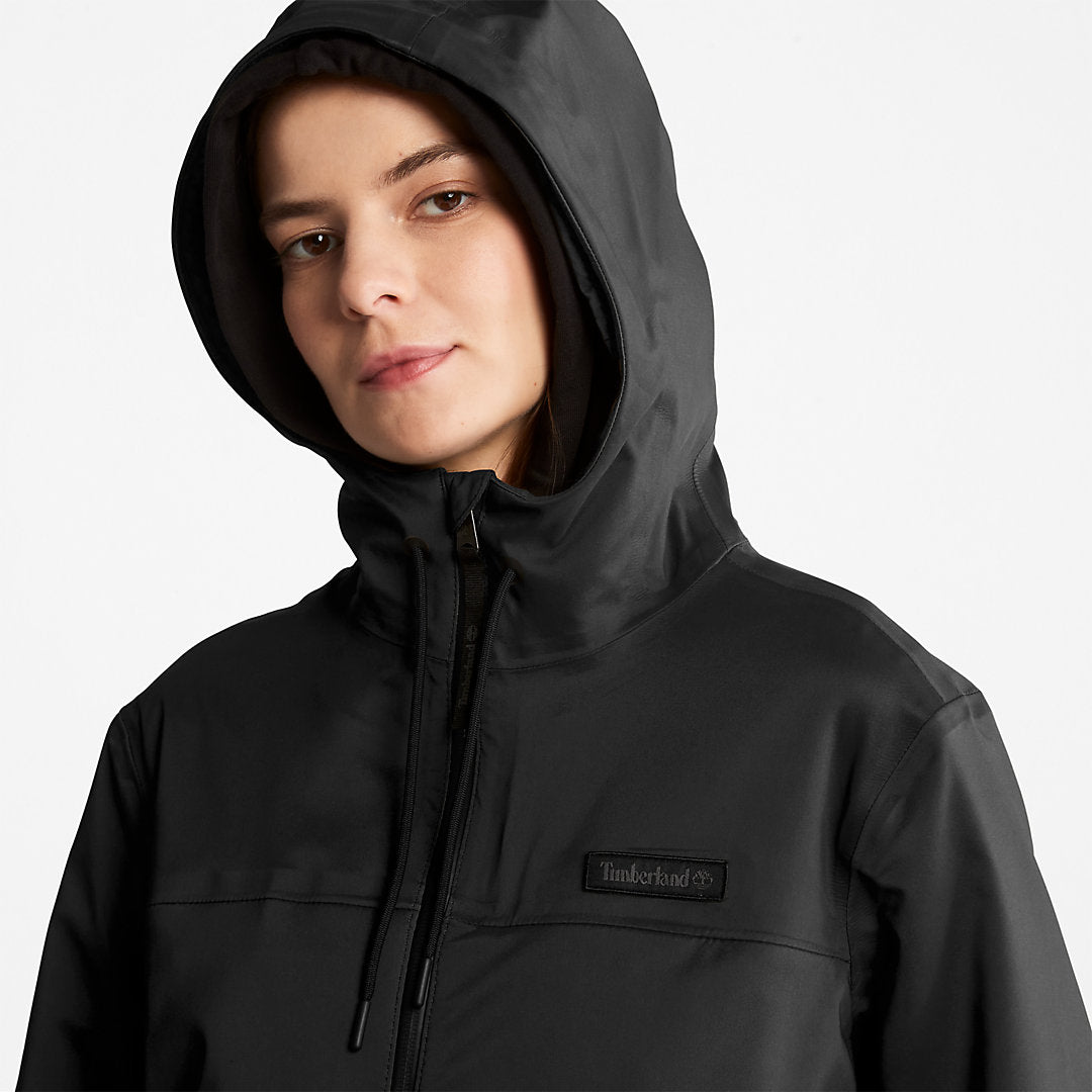 Womens Timberland Waterproof Mid-length Parka for Women in Black