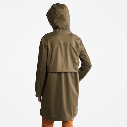 Womens Timberland Waterproof Mid-length Parka for Women in Dark Green