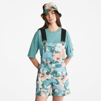 Womens Timberland Dungaree Shorts for Women in Summer Print