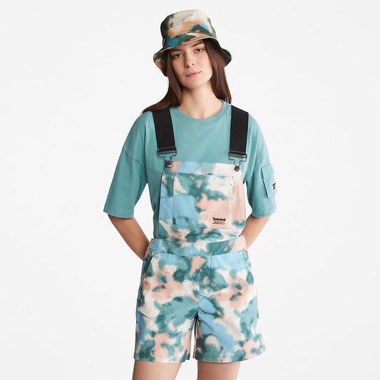 Womens Timberland Dungaree Shorts for Women in Summer Print