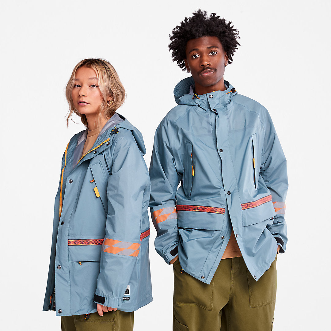 Mens Timberland Bee Line x Timberland® Triple-layer Parka in Blue