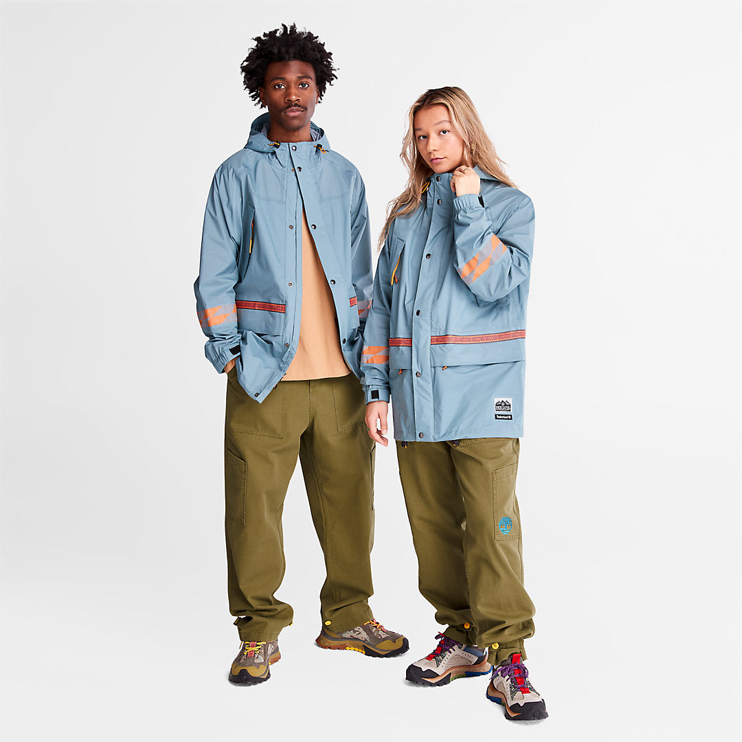 Mens Timberland Bee Line x Timberland® Triple-layer Parka in Blue