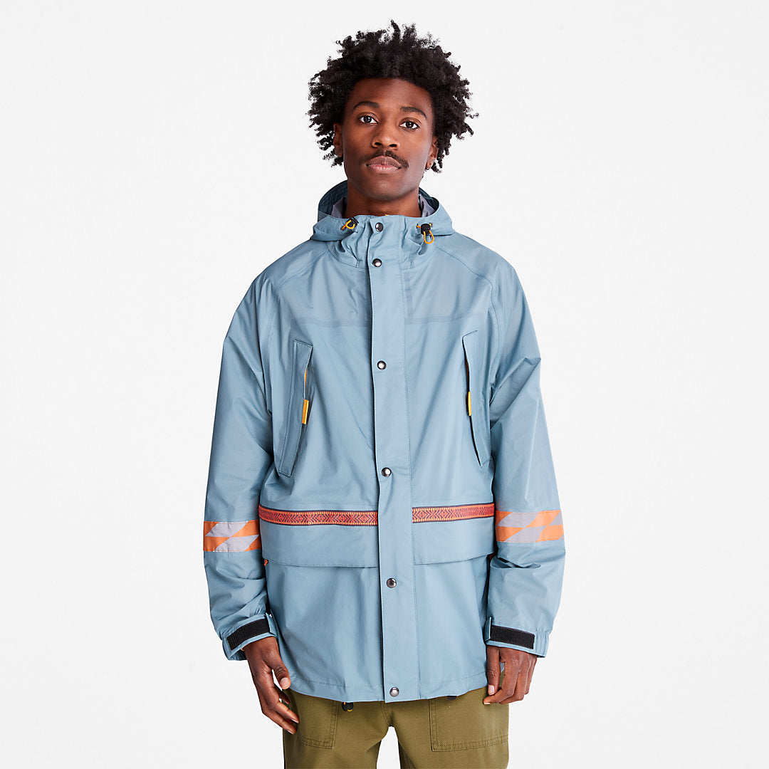 Mens Timberland Bee Line x Timberland® Triple-layer Parka in Blue