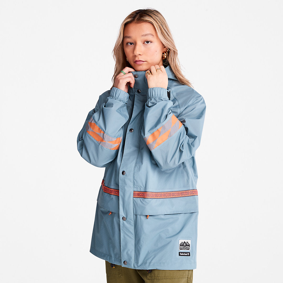 Mens Timberland Bee Line x Timberland® Triple-layer Parka in Blue