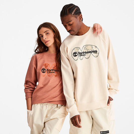 Mens Timberland Earthkeepers® by Raeburn Archive Globe Crewneck Sweatshirt Colourless