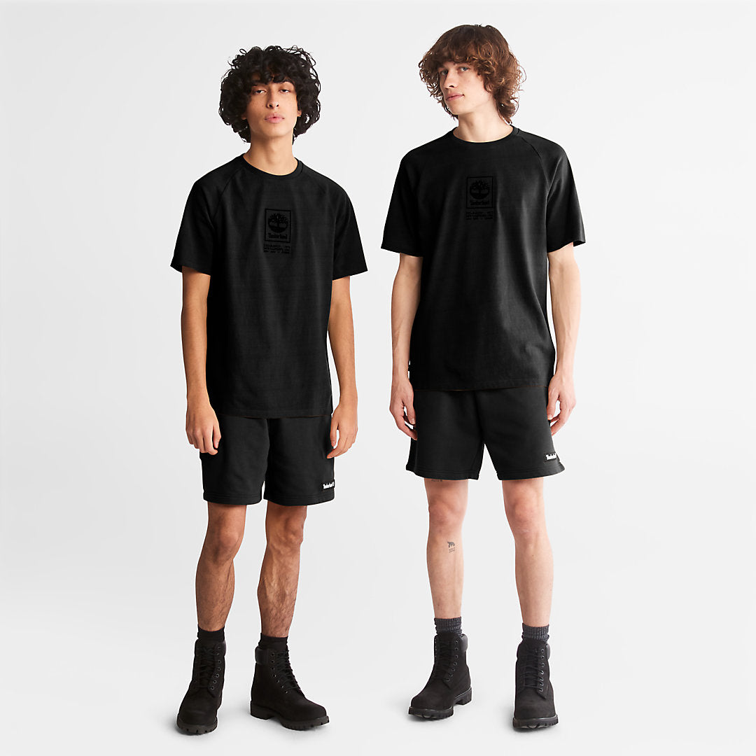 Mens Timberland All Gender Sweatshorts in Black