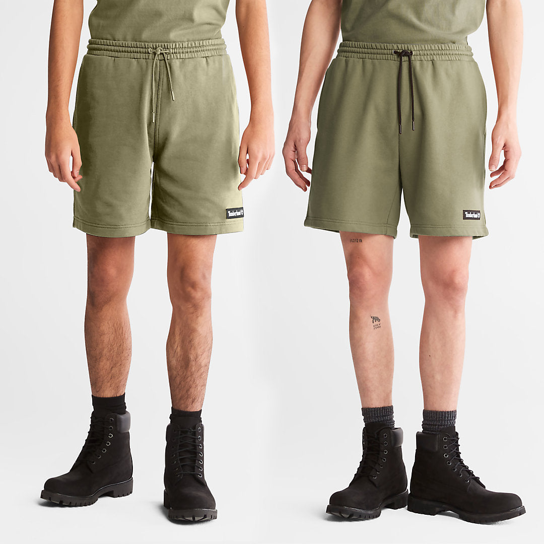 Mens Timberland All Gender Sweatshorts in Green