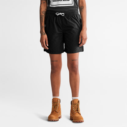 Mens Timberland All Gender Windbreaker Shorts in Black