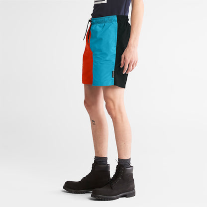 Mens Timberland All Gender Windbreaker Shorts in Orange